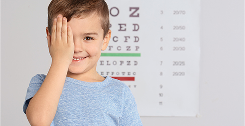 examen de la vue enfant